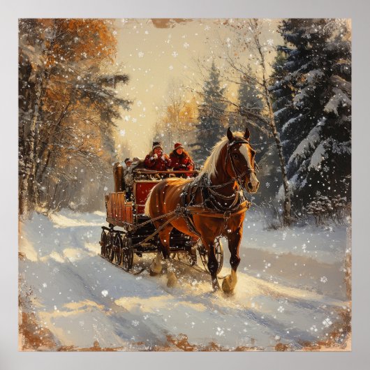 kerstcadeau poster (Voorkant)