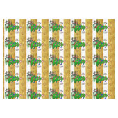 kerstcadeau, pretkerst, Snowman Elf Tafelkleed (Voorkant (Horizontaal))