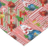 kerstcadeau, pretkerst, Teddy Bear Tafelkleed (Gekanteld)