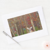 kerstcadeau rechthoekige sticker (Envelop)