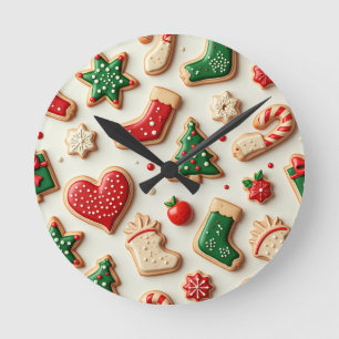 kerstcadeau ronde klok