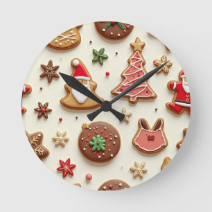 kerstcadeau ronde klok