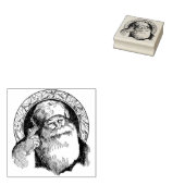 kerstcadeau rubberen stempel (Gestempeld)