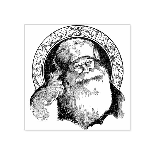 kerstcadeau rubberen stempel (Afrduk)