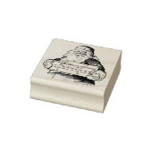 kerstcadeau rubberen stempel (Stempel)