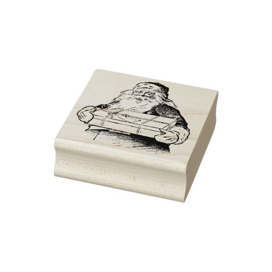  kerstcadeau rubberen stempel (Stempel)