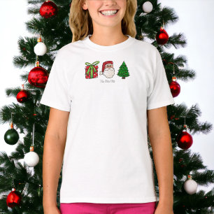 Kerstcadeau Santa Tree T-shirt