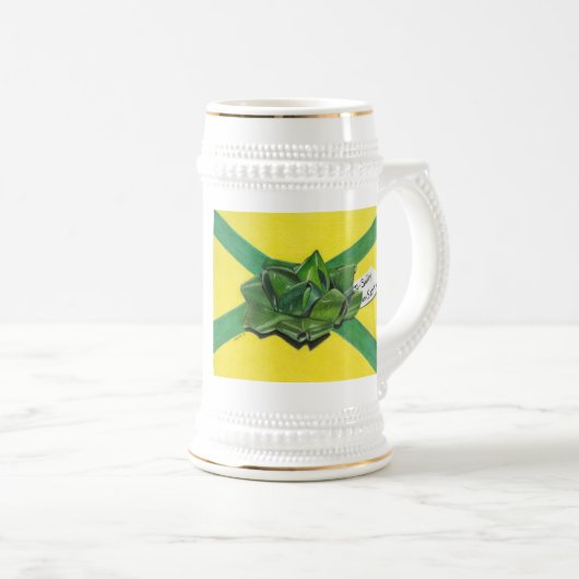Kerstcadeau Stein Bierpul (Voorkant rechts)