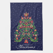 kerstcadeau theedoek (Verticaal)