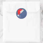 Kerstcadeau 'To From' label sticker (Tas)