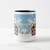 kerstcadeau tweekleurige koffiemok (Center)