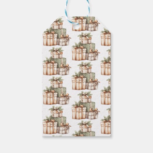 Kerstcadeau uitwisseling witte olifant cadeaulabel (Achterkant)