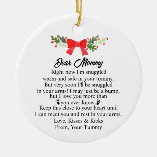 Kerstcadeau van Bump, Kerst 2025 van Bump Keramisch Ornament (Voorkant)