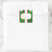 Kerstcadeau van/naar label (Tas)