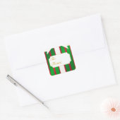 Kerstcadeau van/naar label (Envelop)