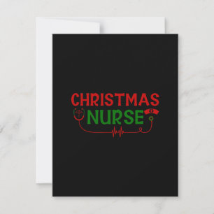 Kerstcadeau verpleegster notitiekaartje