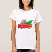 kerstcadeau voor auto's t-shirt (Voorkant)