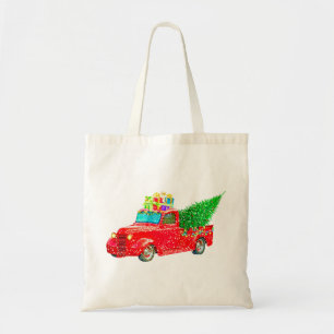 kerstcadeau voor auto's tote bag