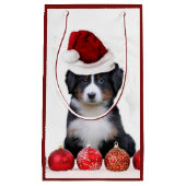 kerstcadeau voor Bernese Mountain Klein Cadeauzakje (Voorkant)