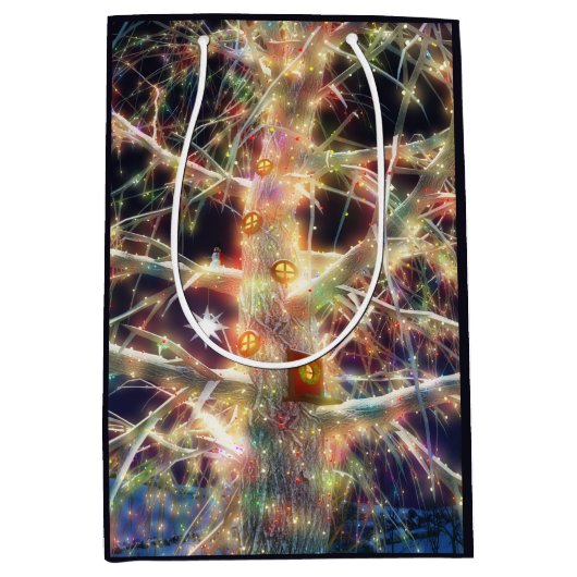 kerstcadeau voor cadeau medium cadeauzakje (Voorkant)