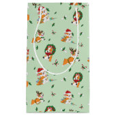 kerstcadeau voor Corgis Gift Klein Cadeauzakje (Voorkant)