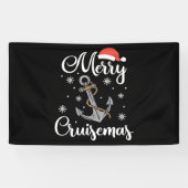 kerstcadeau voor cruisemas Holiday Cruising Spandoek (Horizontaal)