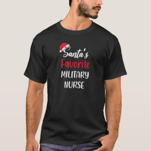 Kerstcadeau voor de favoriete militaire verpleegst t-shirt