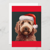 kerstcadeau voor Hondenliefhebber T-Shirt Feestdagenkaart (Voorkant / Achterkant)