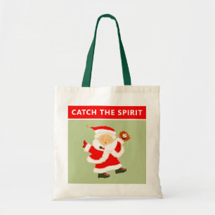 kerstcadeau voor honkbal tote bag