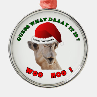 kerstcadeau voor Hump Day Camel Kerstmis Metalen Ornament