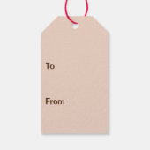 kerstcadeau voor kat labels cadeaulabel (Achterkant)