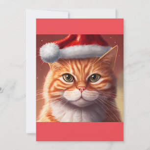 kerstcadeau voor katje T-Shirt Feestdagenkaart
