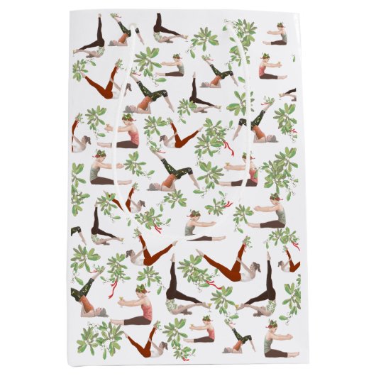 kerstcadeau voor kerstmis medium cadeauzakje (Voorkant)