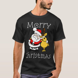 Kerstcadeau voor kerstmis met de beste vrienden va t-shirt