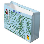 kerstcadeau voor Maze Gift Groot Cadeauzakje (Voorkant Gekanteld)