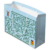 kerstcadeau voor Maze Gift Groot Cadeauzakje (Achterkant Gekanteld)
