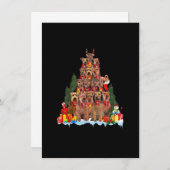 kerstcadeau voor Pajama Welsh Terrier Xmas - kerst Kaart (Voorkant / Achterkant)