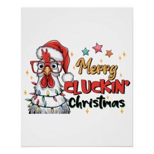 kerstcadeau voor prettige feestdagen perfect poster