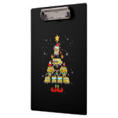 kerstcadeau voor schoolbuschauffeur klembord (Links)