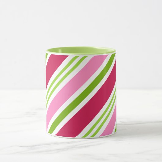 kerstcadeau voor Snoep met Stripes Coffee-Mok Mok (Midden)