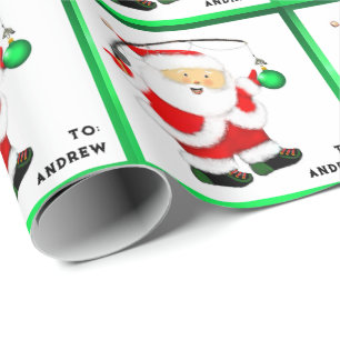 Kerstcadeau voor vissen cadeaupapier