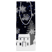 kerstcadeau voor Wijnwijn Wijn Cadeautas (Achterkant)