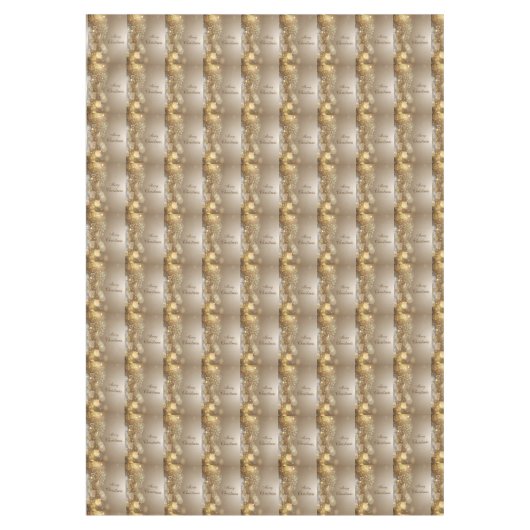 kerstcadeau, vrolijk kerstfeest tafelkleed (Voorkant)