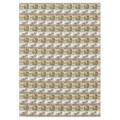 kerstcadeau, vrolijk kerstfeest,  tafelkleed (Voorkant)