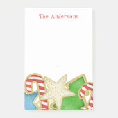 kerstcadeau Whimsical Holiday Cookies Fun Post-it® Notes (Voorkant)