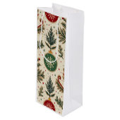 kerstcadeau wijn cadeautas (Voorkant Gekanteld)