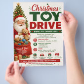 Kerstcadeauactie Flyer (Hand)