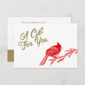 kerstcadeaubon (Voorkant / Achterkant)