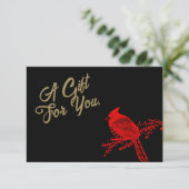 kerstcadeaubon (Staand voorkant)