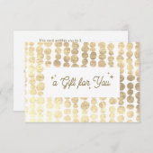 kerstcadeaubon (Voorkant / Achterkant)